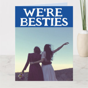 CARTE ANNIVERSAIRE BESTIES COMME LUCY & ETHEL GREETING C