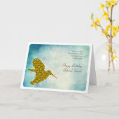 Carte Anniversaire bien-aimé (Fleur jaune)