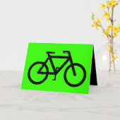 Carte Anniversaire Biker Dude (Fleur jaune)