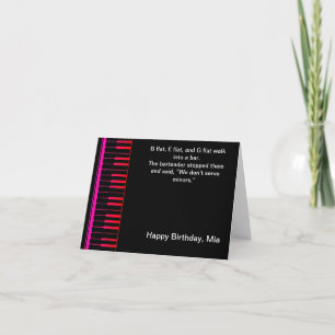 Carte Anniversaire Blague Clavier Drôle