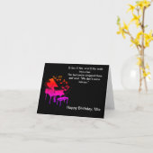 Carte Anniversaire Blague Clavier Drôle (Fleur jaune)