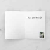 Carte Anniversaire Blanc Lilac (Intérieur)