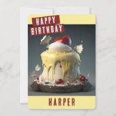 Carte Anniversaire Blanche Neige (Devant)