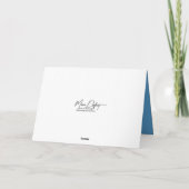 Carte Anniversaire Bluebird sur un Faucet rétro (Dos)