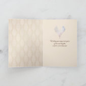 Carte anniversaire bouquet de rose sur damask (Intérieur)