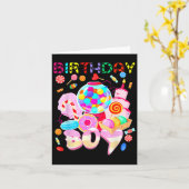 Carte Anniversaire Boy Candy Land Candy Crew Sweet Anniv (Fleur jaune)