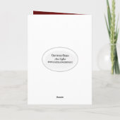 Carte Anniversaire Bubble Heart on Red Leather (Dos)