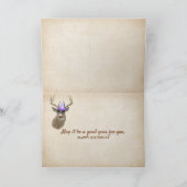 Carte Anniversaire Buck in Woods (Intérieur)