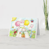 Carte anniversaire Bunny (Devant)