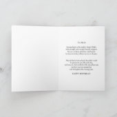 Carte Anniversaire, Buse à pattes rousses (Intérieur)