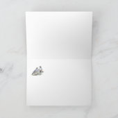 Carte Anniversaire, caille de Californie, oiseau, (Intérieur)