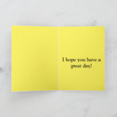 Carte Anniversaire caniche (Intérieur)