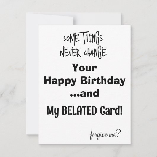 Carte Anniversaire Carte Anniversaire Carte FUNNY (Devant)