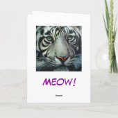 Carte Anniversaire : Carte Chat Anniversaire (Dos)