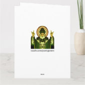 Carte Anniversaire catholique amusant (Dos)