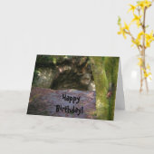 Carte Anniversaire Caveman (Fleur jaune)