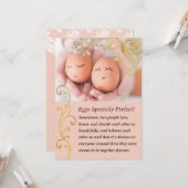 Carte Anniversaire Certaines personnes sont des oeufsSpé (Devant/Arrière en situation)