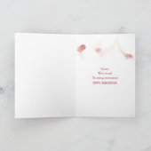 Carte Anniversaire Champagne Roses (Intérieur)