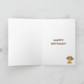 Carte Anniversaire Champignon Fungi (Intérieur)