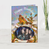 Carte Anniversaire Chanteur au bord de la piscine 2338 (Devant)