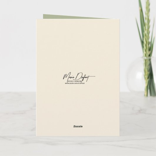 Carte Anniversaire Chat Observation Oiseaux Sur Papier P (Dos)