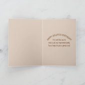 Carte Anniversaire - Chat regarde par la fenêtre (Intérieur)