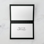 Carte Anniversaire chaud et élégant (Intérieur)