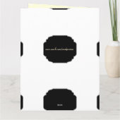 Carte Anniversaire chic moderne Luxe Petite-fille (Dos)