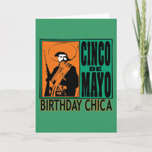 Carte Anniversaire Chica de Cinco De Mayo