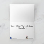 Carte Anniversaire - Chiot Corgi couché (Intérieur)