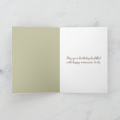 Carte Anniversaire Chocolate Cocker Spaniel (Intérieur)