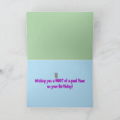 Carte Anniversaire, Chouette dans les lunettes de soleil (Intérieur)