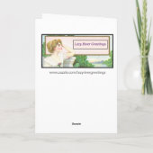 Carte Anniversaire Chrysanthemum Automne Art (Dos)