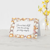 Carte Anniversaire Chubby Cartoon Chats Humour (Fleur jaune)