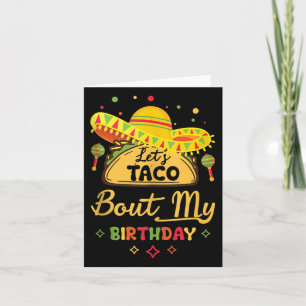 Carte Anniversaire Cinco De Mayo Shirt Lets Taco Sur My