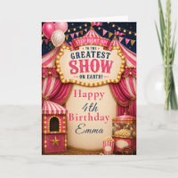 Anniversaire Cirque Rose