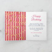 Carte Anniversaire Cirque Rose (Intérieur)