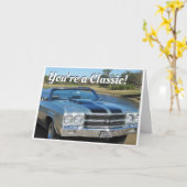 Carte Anniversaire - classique (Fleur jaune)