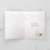 Carte Anniversaire Coeur de Ruban avec des noms (Intérieur)