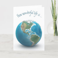 Anniversaire Coeur Rouge Sur La Planète Terre