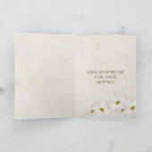 Carte anniversaire cœurs de plage dans le sable avec la  (Intérieur)