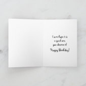 CARTE ANNIVERSAIRE - COLLECTION DE PINGOUIN (Intérieur)