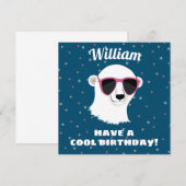 Carte Anniversaire cool (Devant / Derrière)