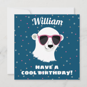 Carte Anniversaire cool