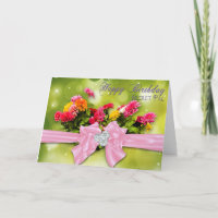 Anniversaire - copain secret - Zinnias