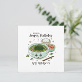 Carte Anniversaire Coréen Avoir Un Anniversaire Souper (Debout devant)