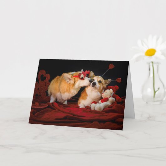 Carte Anniversaire Corgi Lovers (Petite plante)