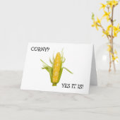 CARTE ANNIVERSAIRE CORNY ET CUTE VOUS SOUHAITE ! (Fleur jaune)