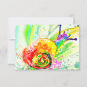 Carte Anniversaire Couleurs Arc-en-ciel Peinture d (Dos)