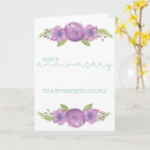 Carte Anniversaire - Couple merveilleux (Fleur jaune)